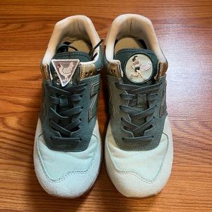 New Balance Women's 574 V2 Metallic Patch Sneaker